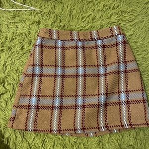 Plaid Skirt